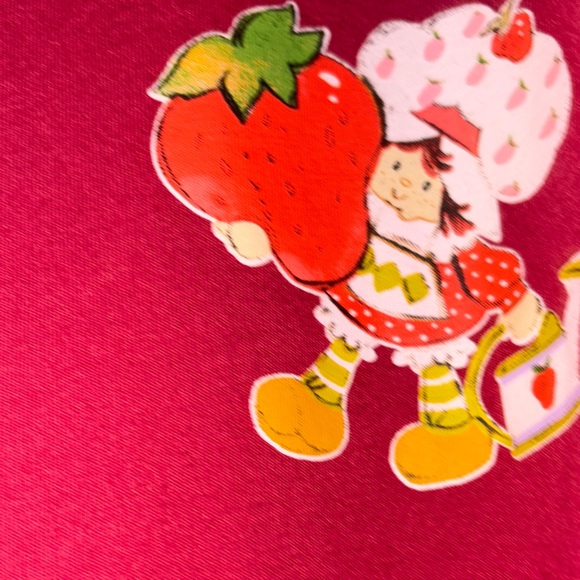 Strawberry shortcake Woman’s 3X Red Long Sleeve Tee with Strawberry Design - Picture 8 of 10